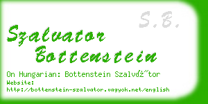 szalvator bottenstein business card